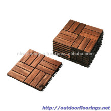 Acacia Deck Tiles Made in Vietnam 100% Natural